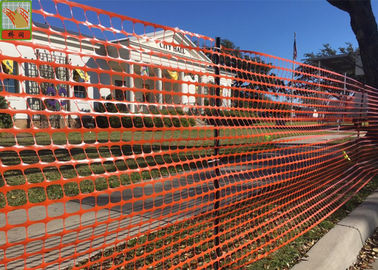 An toàn tạm thời nhựa xây dựng lưới / rào cản xây dựng Orange